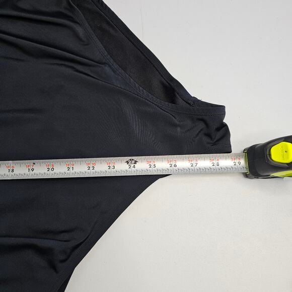 Adore Me One Piece Swim Womens Plus Size 2X Black Lilinoe Contour Plus Fishnet - Picture 11 of 16